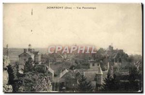 Old Postcard Domfront Panoramic