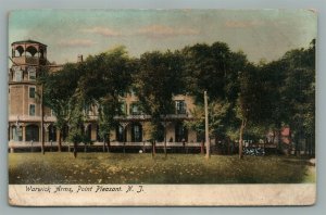 POINT PLEASANT NJ WARWICK ARMS ANTIQUE POSTCARD