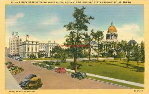 ID, Boise, Idaho, Capitol Park, Hotel Boise, Federal Building, State Capitol