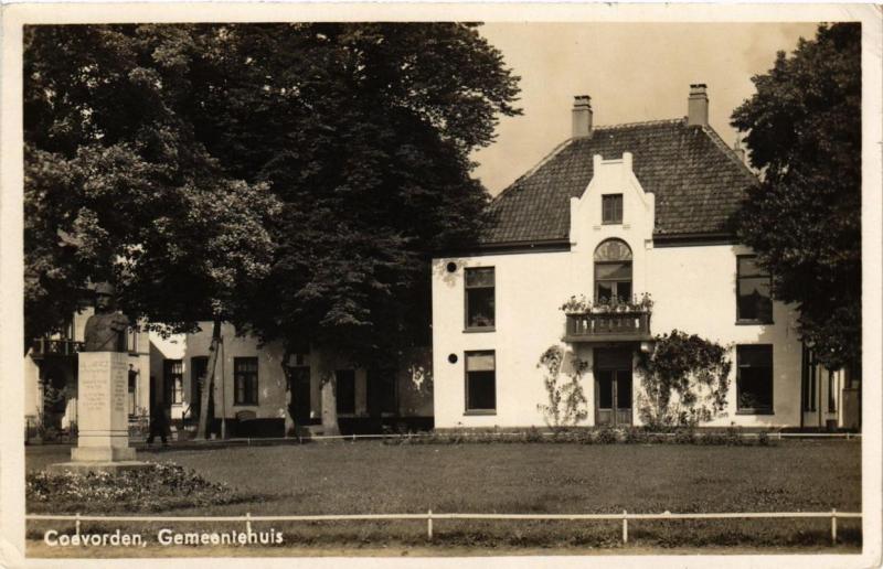 CPA AK Coevorden Gemeentehuis NETHERLANDS (728976)