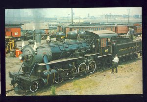 Essex, Connecticut/CT Postcard, Locomotive No. 97, Valley Railroad/RR