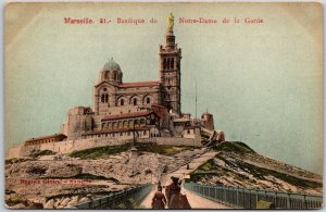 Marseille - Basilique De Notre Dame De La Garde France Basilica Postcard