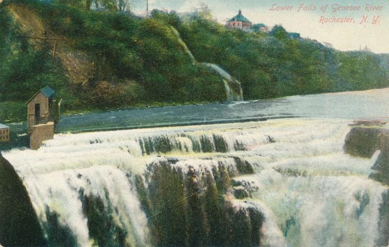 Rochester, New York - Lower Falls of the Genesee River - pm 1910 - DB