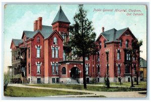 1916 Public General Hospital Chatham Ontario Canada Antique Unposted Postcard