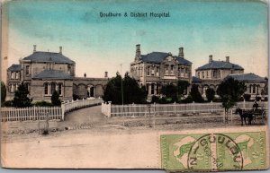 Australia Goulburn & District Hospital New South Wales Vintage Postcard C058