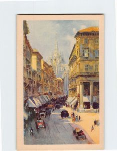 Postcard Corso Vittorio Emanuele II, Milan, Italy