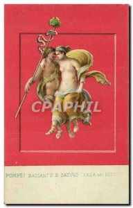Italia - Italy - Italy - Pompeii - Baccante E Satiro - Old Postcard