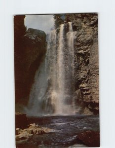 Postcard Mistarry Falls Johnston Canyon Banff National Park Canada