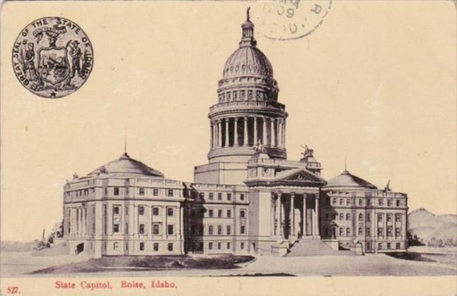 State Capitol Building Boise Idaho 1909
