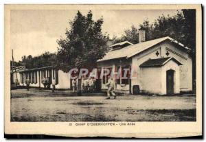 Old Postcard Camp & # 39Oberhoffen A Allee Army Red Cross Infirmary