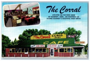 c1950's The Corral Located on West Edge of Kearney Nebraska NE Postcard