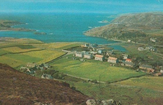 Scourie Sutherland Aerial 1970s Postcard