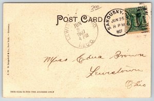 Postcard Steamer R. B. Hayes - Cedar Point Line - Ohio - 1907