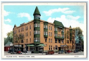 c1930's Pilgrim Hotel Marshalltown Iowa IA Vintage Unposted Postcard