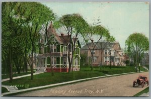 TROY NY PAWLING AVENUE ANTIQUE POSTCARD