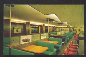 WENDOVER UTAH WESTERN CAFÉ RESTAURANT INTERIOR ADVERTISING POSTCARD