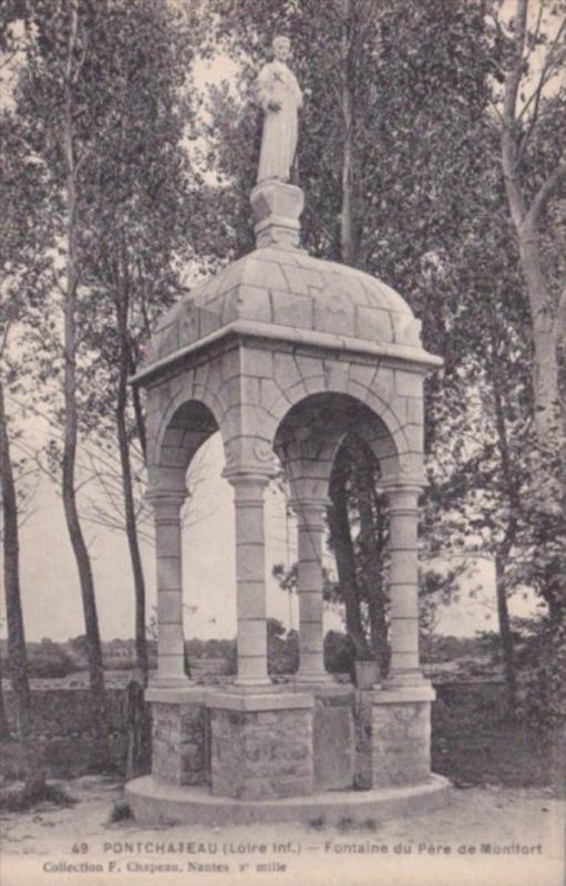 France Pontchateau Fontaine du Pere de Montfort