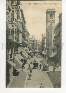 3138287 Spain VALENCIA Calle de San Vicente Vintage postcard