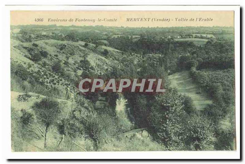 Near Fontenay le Comte Postcard Deep Valley of & # 39Erable