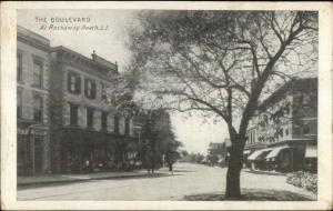 Rockaway Beach Queens Long Island NY The Boulevard c1910 Postcard