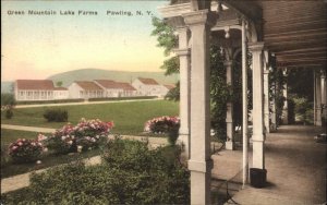 Pawling New York NY Green Mountain Lake Farms Albertype Vintage Postcard