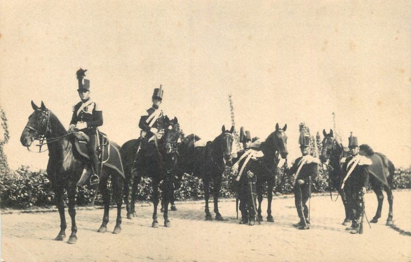 Belgian army military uniforms centenary celebration cavalry officers