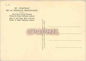 Modern Postcard Chapel of the Miraculous Medal Shrine of the powerful Virgin ...