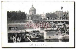 Postcard Old Paris Institute of France