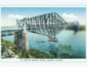 1940's BRIDGE SCENE Quebec City QC d5185