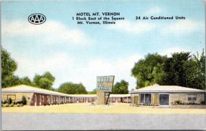 Illinois Mount Vernon Motel Mount Vernon 1957