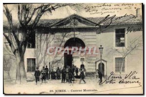 Postcard Old Barracks Nimes Montcalm