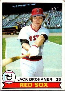 1979 Topps Baseball Card Jack Brohammer Boston Red Sox