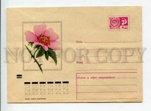 430720 USSR 1971 year Kolesnikov rosehip flower postal COVER