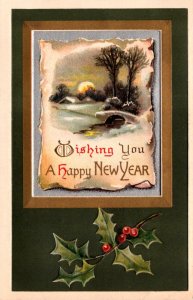 New Year Winter Scene