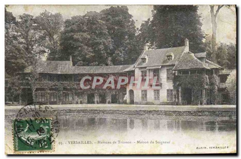 Old Postcard Versailles Hamlet of Trianon House of the Lord