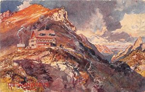 Lot198 germany  rotwandhaus Schliersee postcard painting