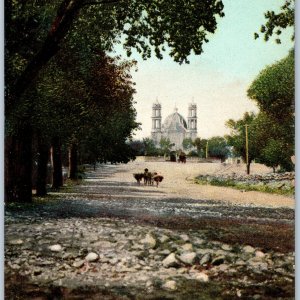 c1900s Chihuahua Mexico Santuario de Guadalupe Postcard Church American Photo