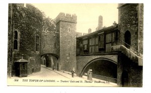 UK - England, London. Tower of London, Traitor's Gate & St. Thomas Tower