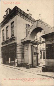 CPA PARIS 3e - Hotel de Bonneval, 16 rue du Parc Royal (56965)