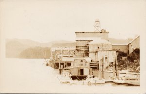 Prince Rupert BC Canadian Fish & Cold Storage Co Unused Real Photo Postcard E97