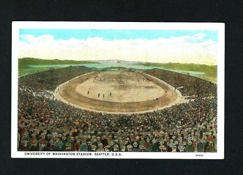 Y51 Seattle, FantasticUniversity of Washington Full  Stadium & Players, Unused