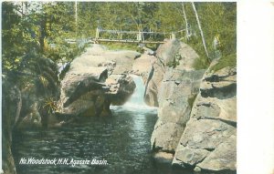 North Woodstock New Hampshire Agassoz Basin Litho Postcard