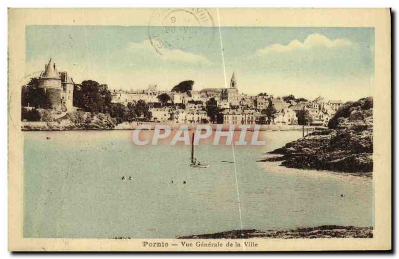 Postcard Ancient Pornic General view of the city