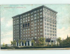 Damaged-Back Divided-Back HOTEL SCENE Pittsburgh Pennsylvania PA B4912