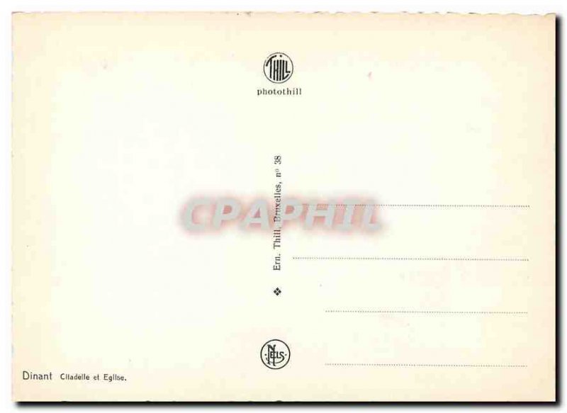 Modern Postcard Dinant Citadel and Church