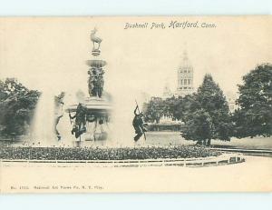 Unused Pre-1907 PARK SCENE Hartford Connecticut CT r7507