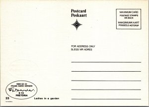 South Africa Postcard - RSA Stamp Issue, Frans David Oerder, Pretoria RR15783