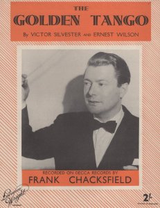 Frank Chacksfield The Golden Tango Decca Rare Sheet Music