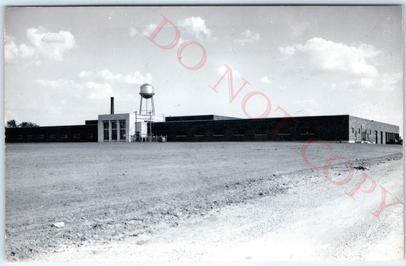 c1950s Charles City, IA RPPC Dr. Salsbury's Laboratories Historic Vet Meds A109