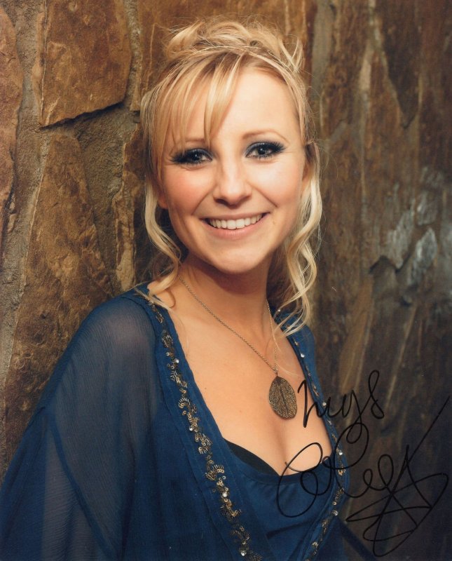 Carley Stenson Hollyoaks Stunning Large 10x8 Hand Signed Photo